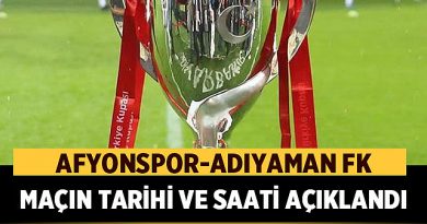 Afyonspor-Adıyaman FK Türkiye Kupası Maçının Tarihi ve Saati Açıklandı – Spor