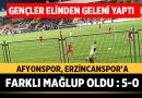 Afyonspor, Erzincanspor’a farklı mağlup oldu: 5-0 – Spor