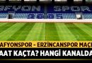 Afyonspor – Erzincanspor Maçı: Saat Kaçta? Hangi Kanalda? – Spor