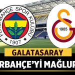 Fenerbahçe-Galatasaray Maç Sonucu: 3-1 – Spor