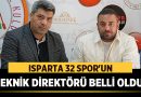 Isparta 32 Spor’un Yeni Teknik Direktörü Koray Palaz Oldu – Spor