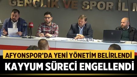Afyonspor’da Yeni Yönetim Belirlendi: Kayyum Süreci Engellendi – Spor
