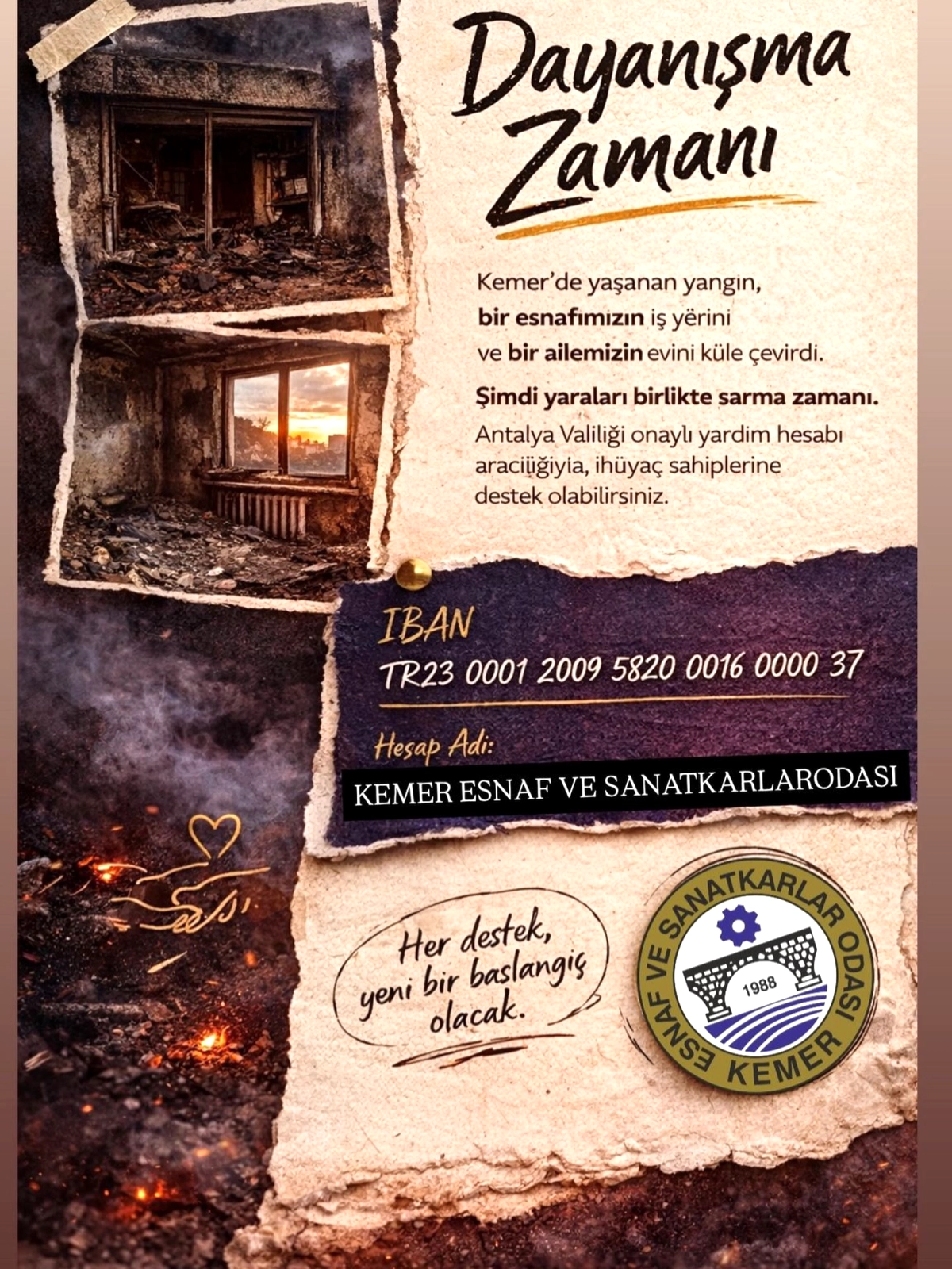 Kemer’de Dayanışma Zamanı: Belediye ve Esnaf Odası Ne Yapıyor?