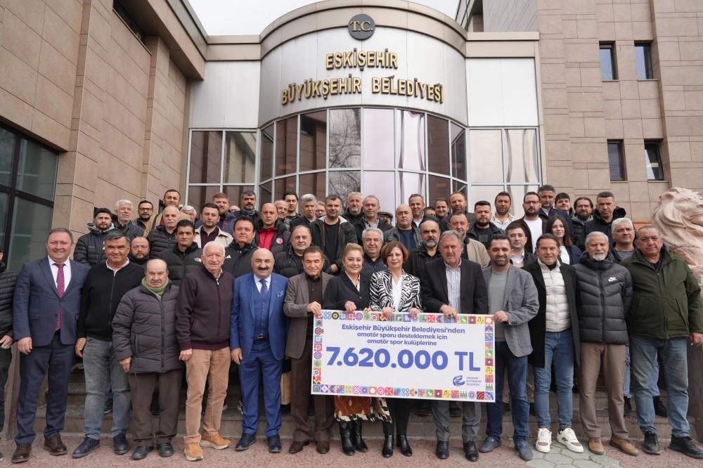 Eskişehir’de amatör spora 7 milyon 620 bin TL katkı