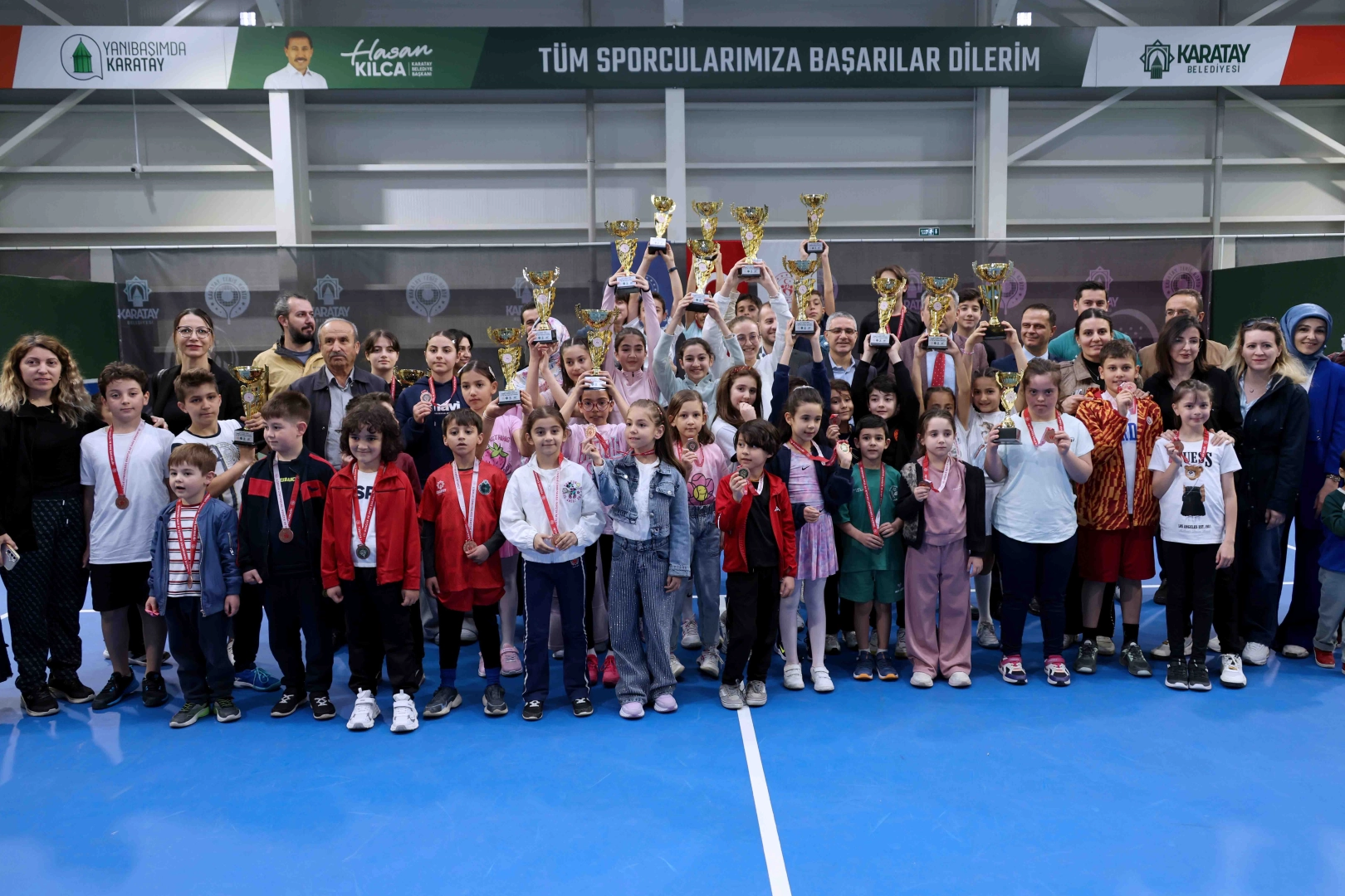 Konya Karatay’da 23 Nisan Turnuvası kupalarla taçlandı