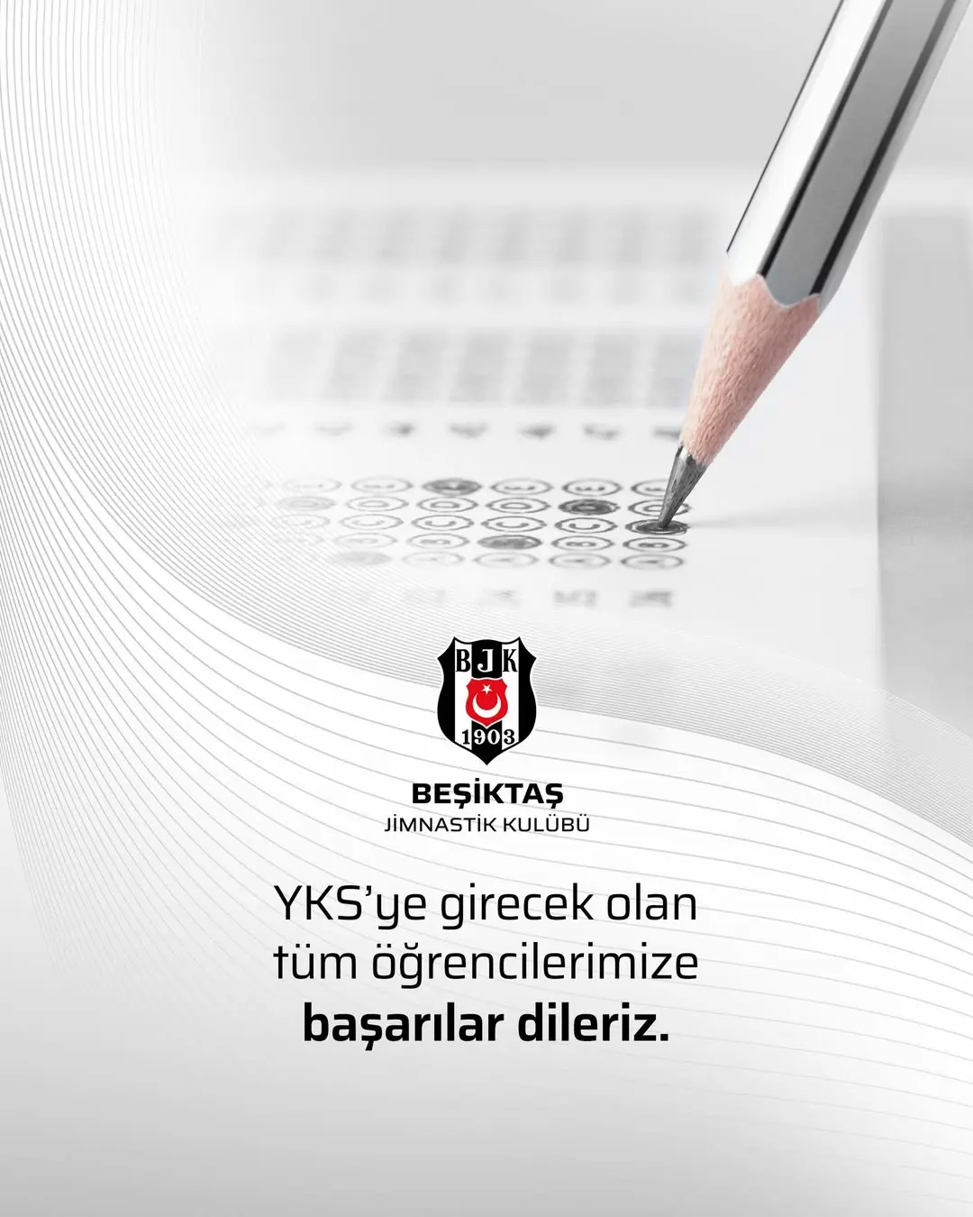 Beşiktaş Spor Kulübü’nden YKS Adaylarına Moral Desteği
