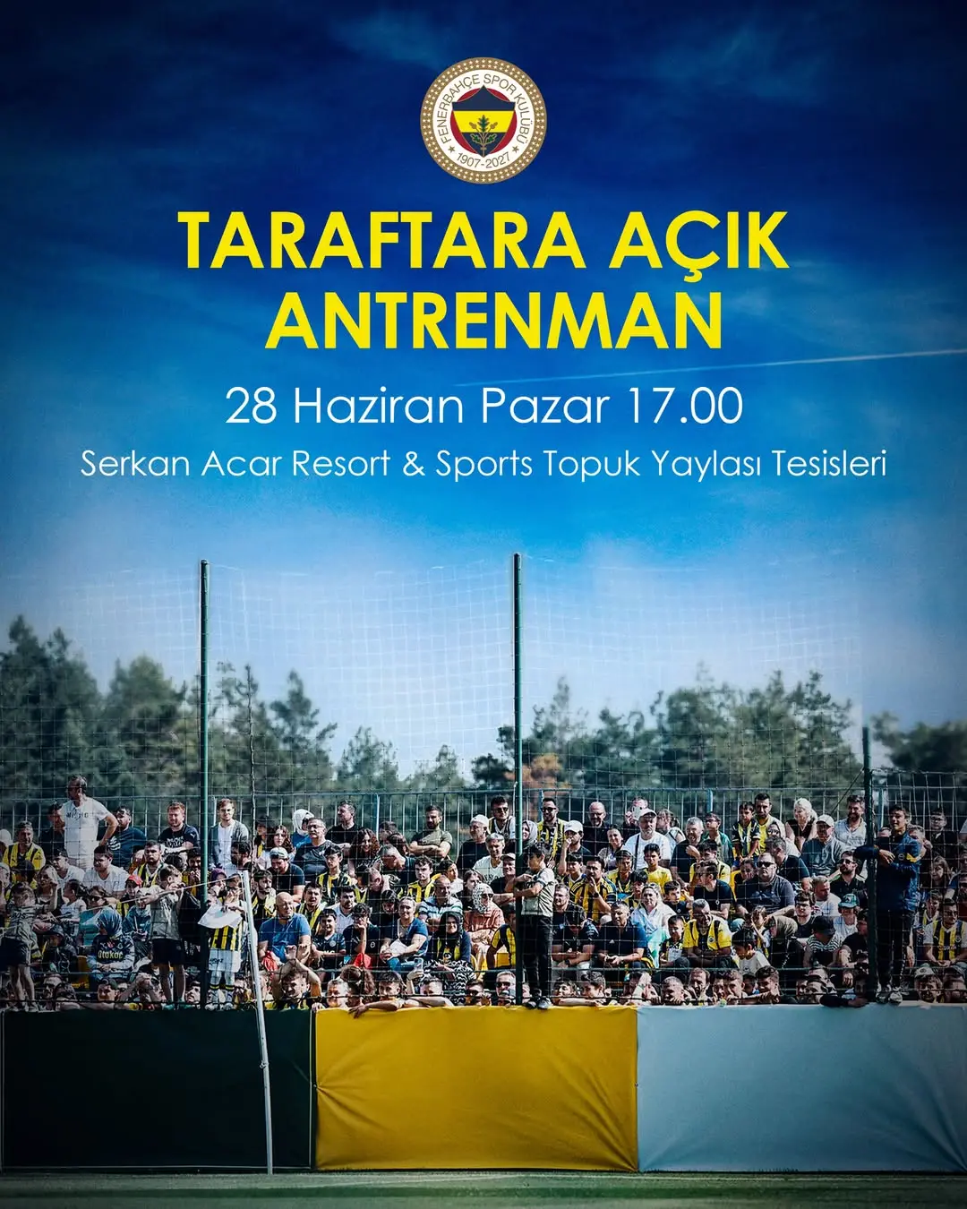 Fenerbahçe Taraftarları Yeni Sezon Coşkusunu Paylaşacak