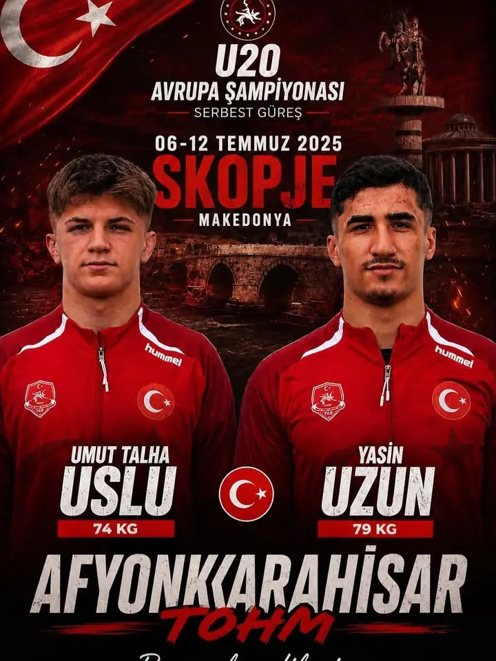 TOHM Sporcuları Avrupa Güreş Şampiyonası’nda Türkiye’yi Temsil Edecek