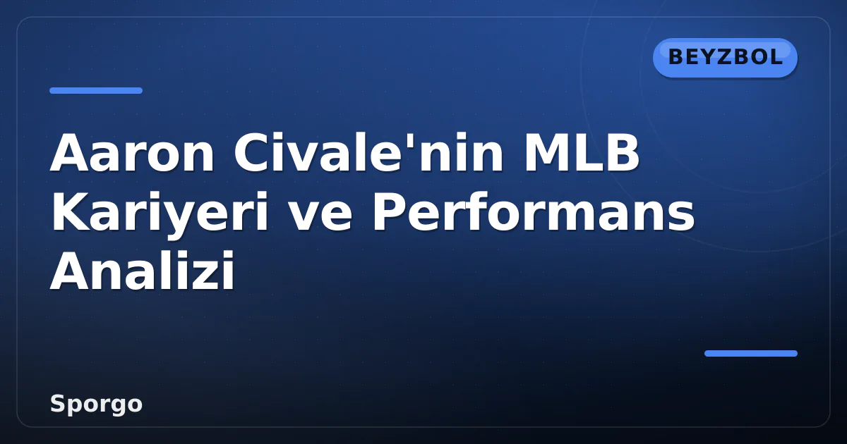 Aaron Civale’nin MLB Kariyeri ve Performans Analizi