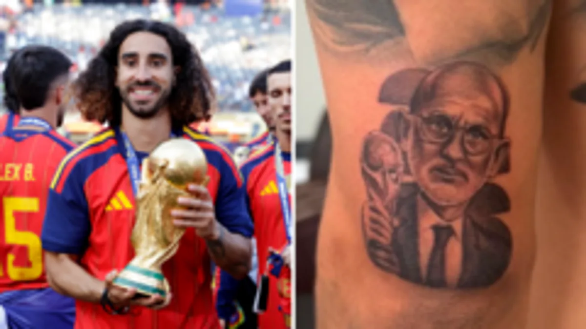 Marc Cucurella’dan Luis de la Fuente’ye Sürpriz: Milli Takım Hocasını Vücuduna İşletti