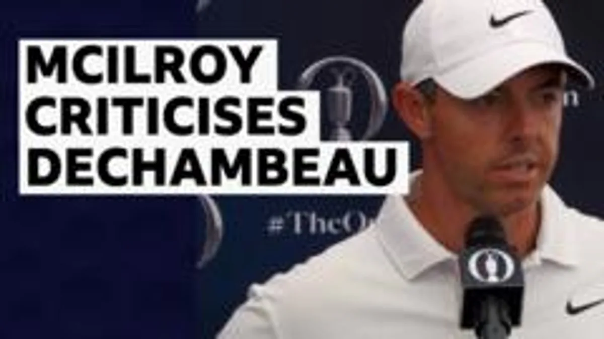 Rory McIlroy’dan Bryson DeChambeau’ya sert tepki: ‘Dikkat çekmeye çalışıyor’